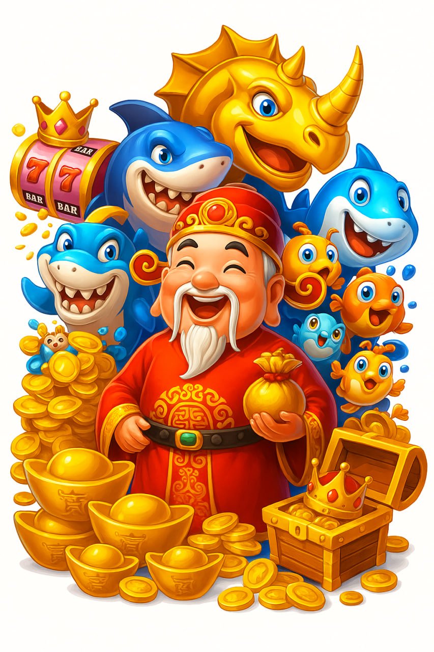ug7778 fish game arcade shooting interface displayed on a mobile phone for Philippines players